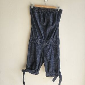Vintage Baby Phat Denim Romper Sleeveless